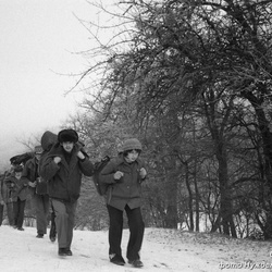 Тавель, туристы Дворца Пионеров 02 января 1977