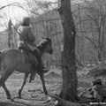 Лесник Мамыкин Василий Павлович с лошадью на стоянке родника Ак-Чокрак
