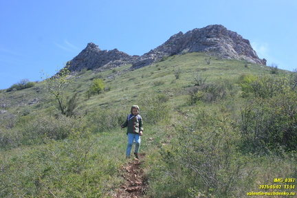 Куртоир - Орлиное. Тропа