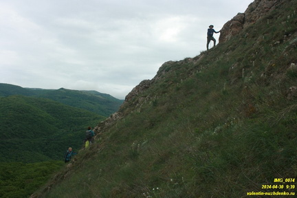 Подъем на Куртоир рядом с Орлиным
