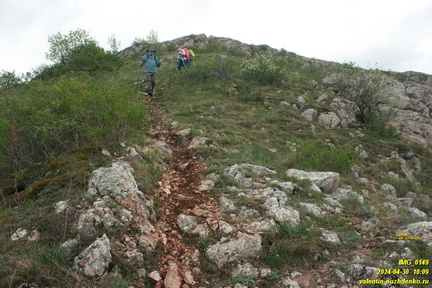 Подъем на Куртоир рядом с Орлиным