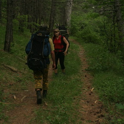 7 Пожарная дорога в нижней части Лапата-Йол