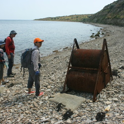 Находки на побережье в районе Тархана.