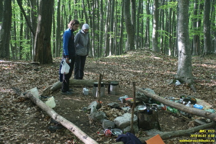 Стоянка возле Уч-Тенке