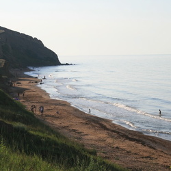 Бухта Булганак, западная часть возле балки Бычки