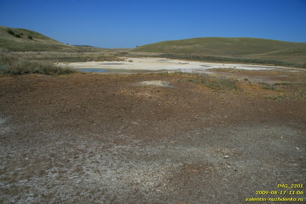 Тарханские минеральные источники. Тарханская балка. Приазовье. Керченский полуостров.