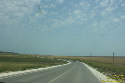 Автодорога Войково – Курортное. Приазовье. Керченский полуостров. Крым