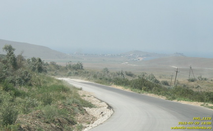 Автодорога Войково – Курортное. Приазовье. Керченский полуостров. Крым