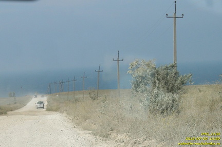 Автодорога Войково – Курортное. Приазовье. Керченский полуостров. Крым