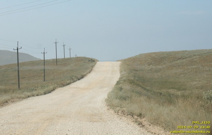 Автодорога Войково – Курортное. Приазовье. Керченский полуостров. Крым