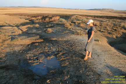 Мало-Тарханские грязевые вулканы. Керченский полуостров. Крым
