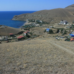 Кузгун-Бурун и турбаза Бугаз