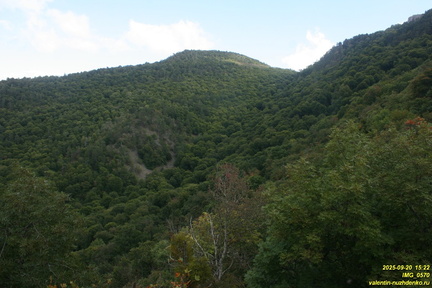 Чингин-Алан. Общие виды. Сверный склон Бабугана