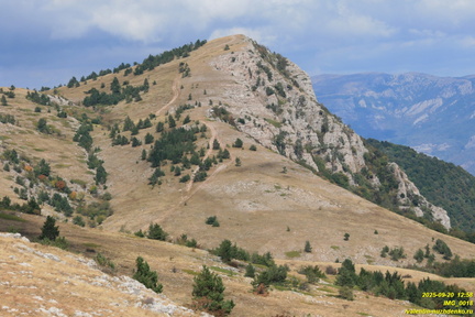 Бабуган, вид на Куш-Кая