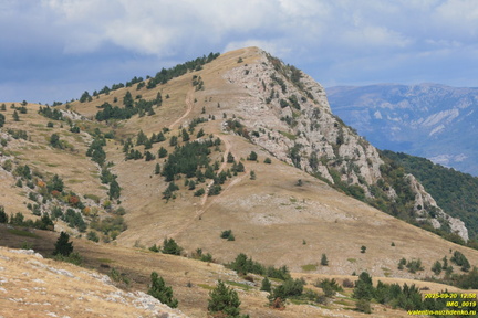 Бабуган, вид на Куш-Кая