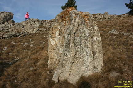 Камень в Хызыл-Хош (Пещерный натёк на Гурзуфской яйле)