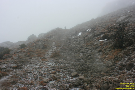 Дорога на Чумлы-Боюн на склоне Гурзуфской яйлы