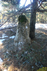 Сталагмит Рухлова на Никитской яйле