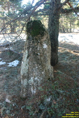 Сталагмит Рухлова на Никитской яйле