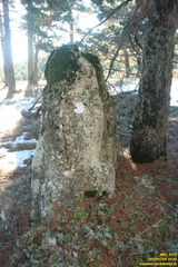 Сталагмит Рухлова на Никитской яйле