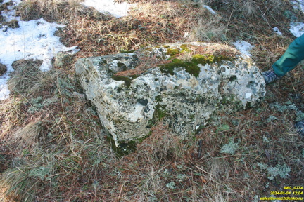 Сталагмит Рухлова на Никитской яйле