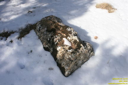 Никитская яйла. Сталагмит Рухлова на Никитской яйле