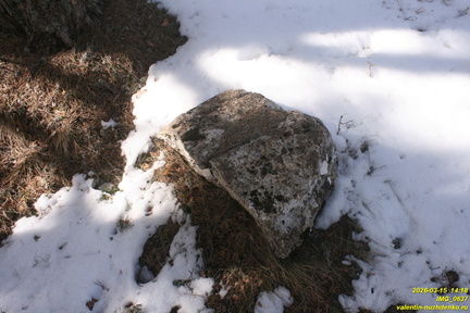 Никитская яйла. Сталагмит Рухлова на Никитской яйле