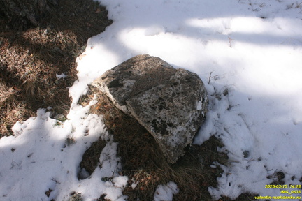 Никитская яйла. Сталагмит Рухлова на Никитской яйле