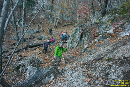 Теснина ур. Сказочное, между калиткой и площадкой над тесниной