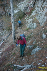 Теснина ур. Сказочное, между калиткой и площадкой над тесниной